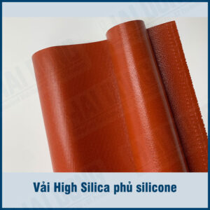 Vải High Silica phủ Silicone