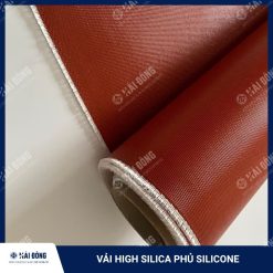 Vải High Silica phủ silicone