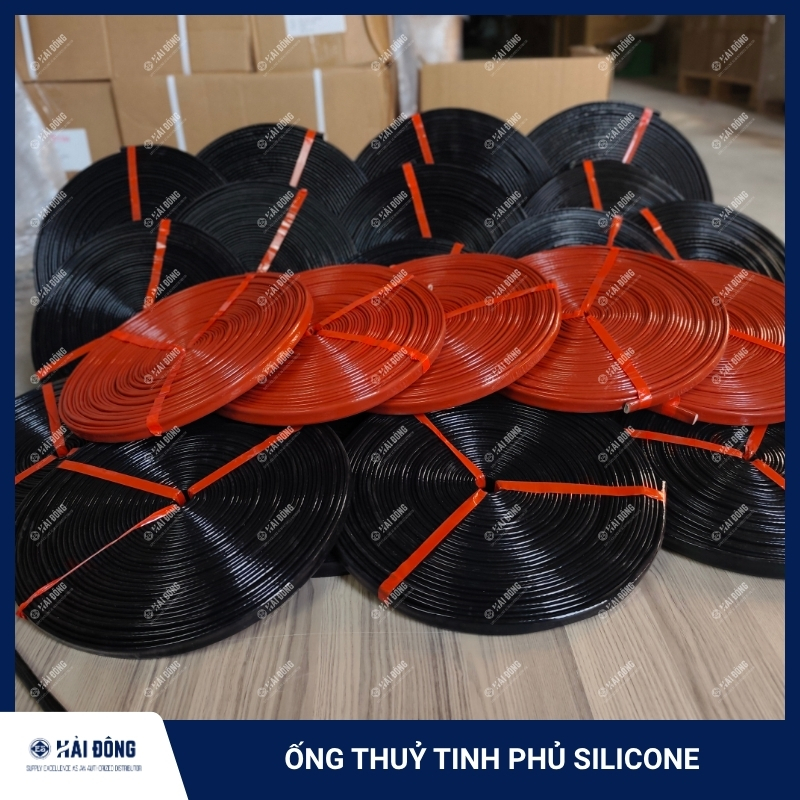 Ống thuỷ tinh phủ Silicone